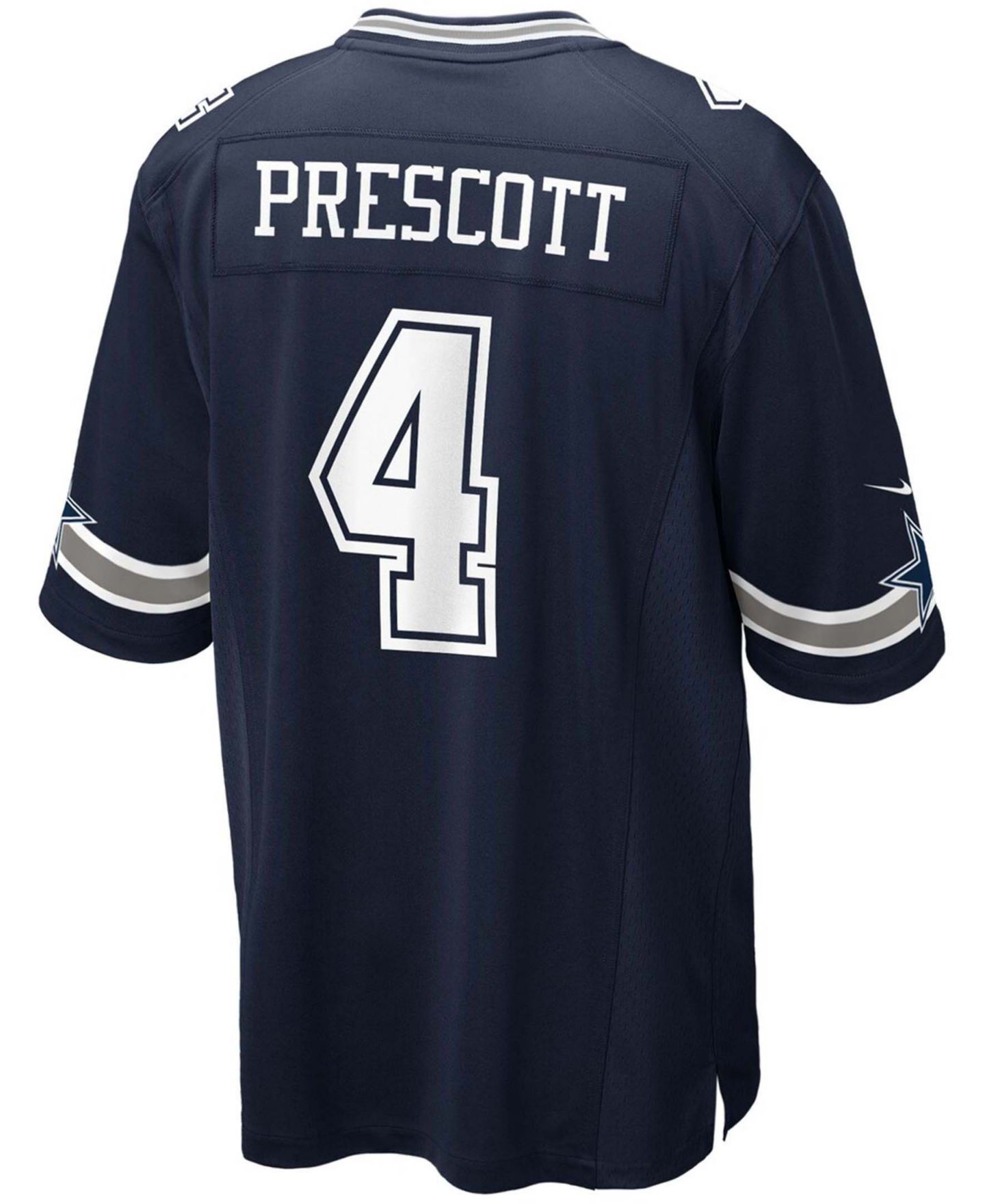 Детское джерси Nike Dak Prescott Dallas Cowboys Throwback Game, цвет: Тёмно-синий — фото 2