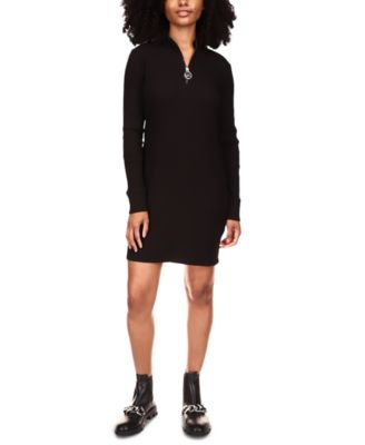 Michael Kors - Ribbed Half-Zip Dress