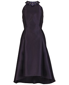 Rhinestone High-Low Dress
