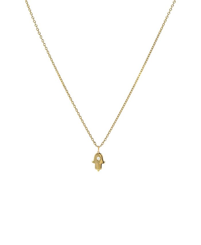 Macy's hamsa necklace top