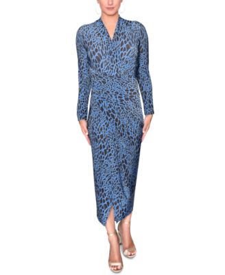 RACHEL Rachel Roy - Printed Faux-Wrap Dress