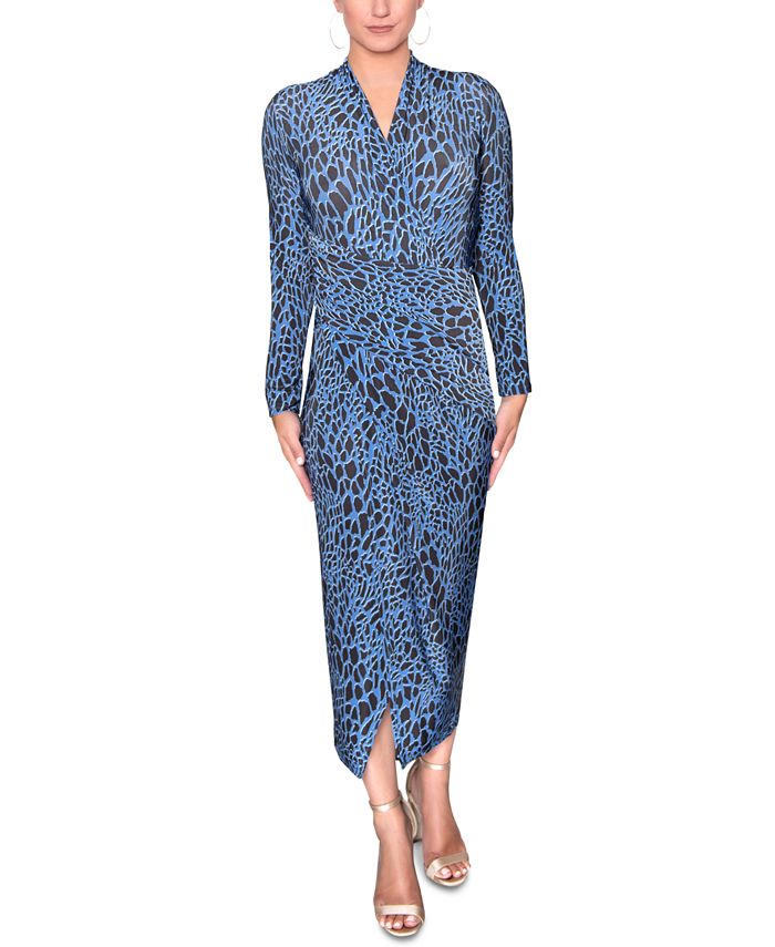 RACHEL Rachel Roy Printed FauxWrap Dress Macy's