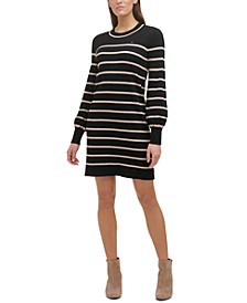 Striped Sweater Sheath Dress