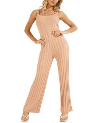 GUESS - Emili Textured Palazzo Jumpsuit