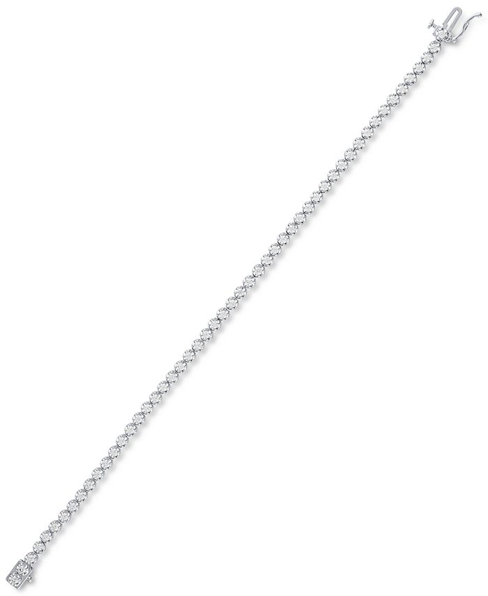 Macy's IGI Certified Diamond Tennis Bracelet (2 ct. t.w.) in 14k White ...