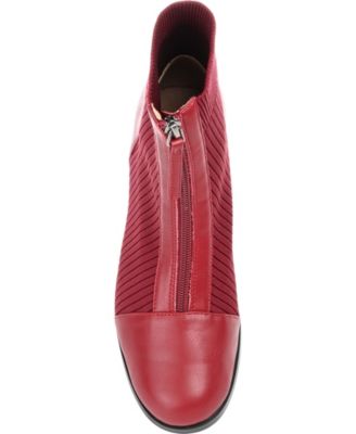 Women's Bexlie Front Zip Knit Ankle Booties