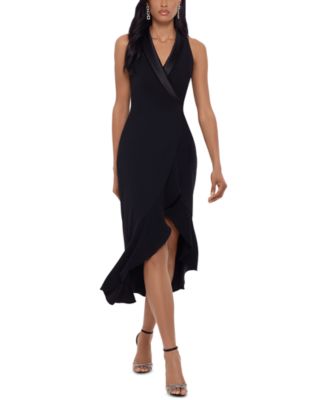 XSCAPE High-Low Tuxedo Dress - Macy's