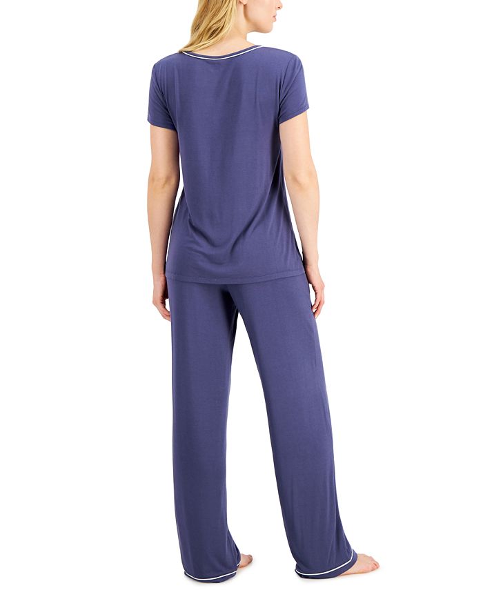 Alfani Women's Ultra-Soft Pajama Set, Created for Macy's & Reviews ...