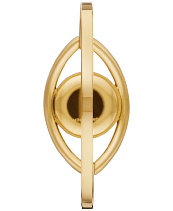 Tory Burch Women's Evil Eye GoldTone Stainless Steel Bangle Bracelet