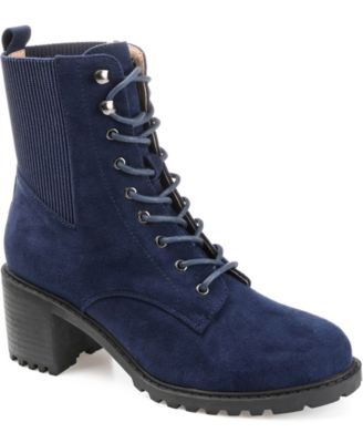 navy blue leather boots macys