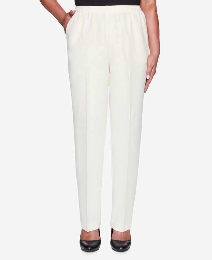Alfred Dunner Petite Classics Proportioned Medium Pants - Macy's
