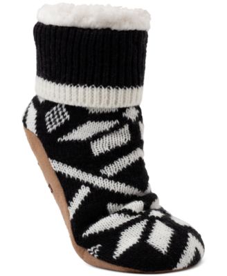 DKNY - Sherpa-Lined Snowflake Slipper Socks