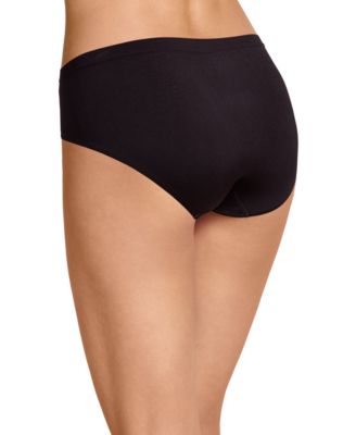 Smooth and Shine Seamfree Heathered Hipster Underwear 2187, available in extended sizes