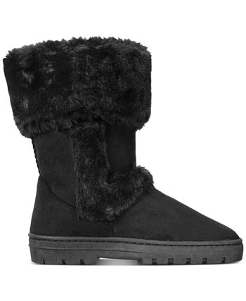 Macys shop furry boots