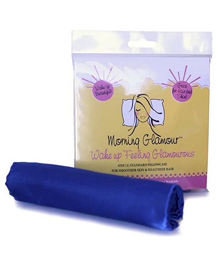 Morning Glamour Satin Solid Standard Pillowcase Macy's