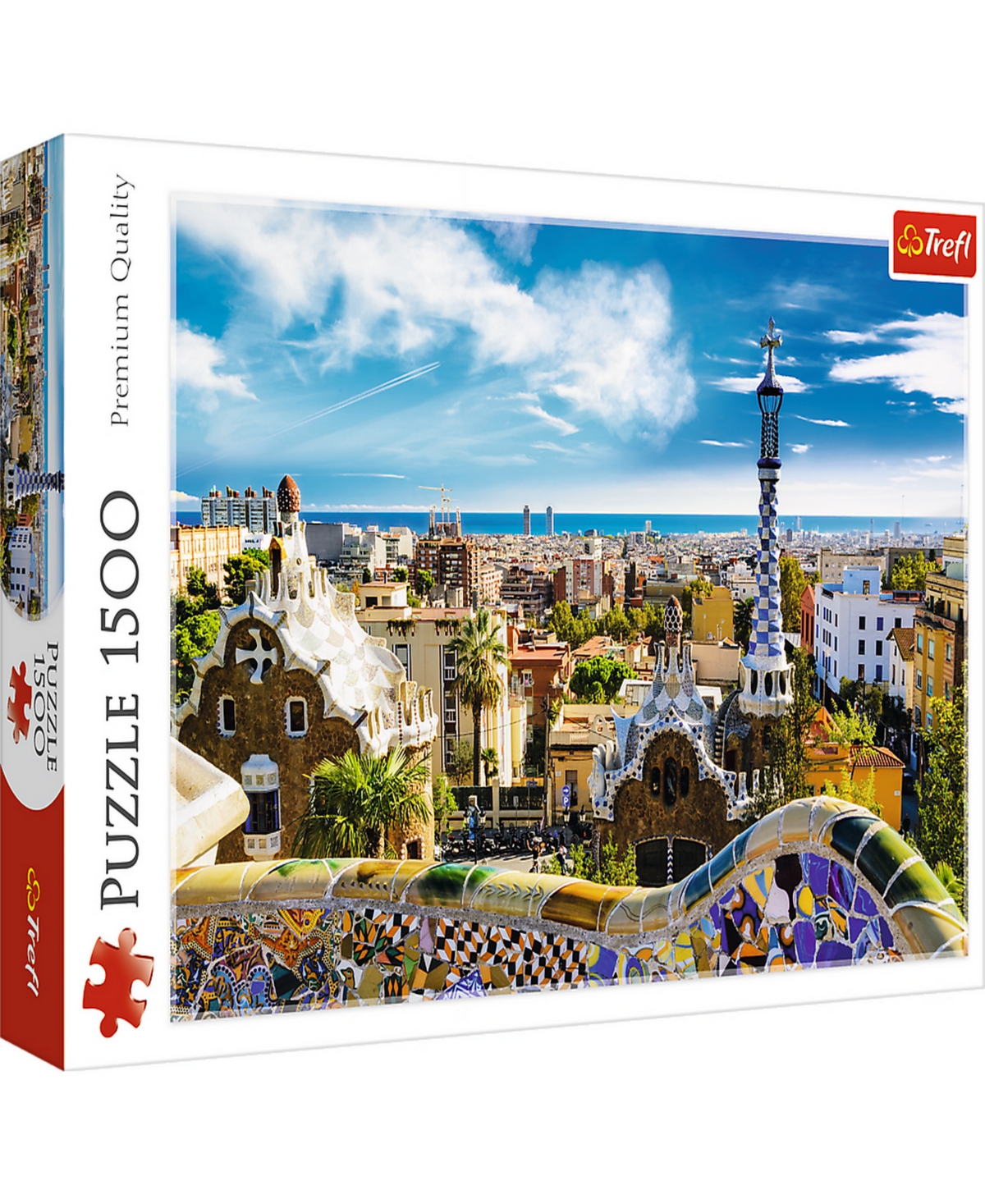 Trefl Jigsaw Puzzle Park Guell, 1500 Pieces In Multicolor