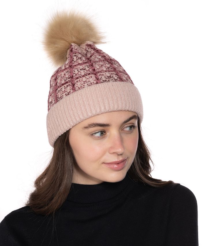 INC International Concepts Tweed Knit Beanie, Created for Macy's Macy's