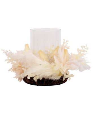Home Essentials - Harvest Floral Votive Holder & Centerpiece