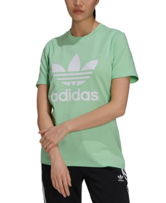 green adidas t shirt women's