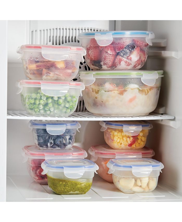30-Piece Plastic Food Storage Container Set