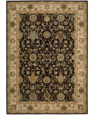 Kathy Ireland - Home Lumiere Stateroom Onyx Area Rug