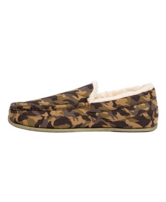 Men's Slippersooz Spun Indoor Outdoor S.U.P.R.O. Sock Cozy Moccasin Slippers