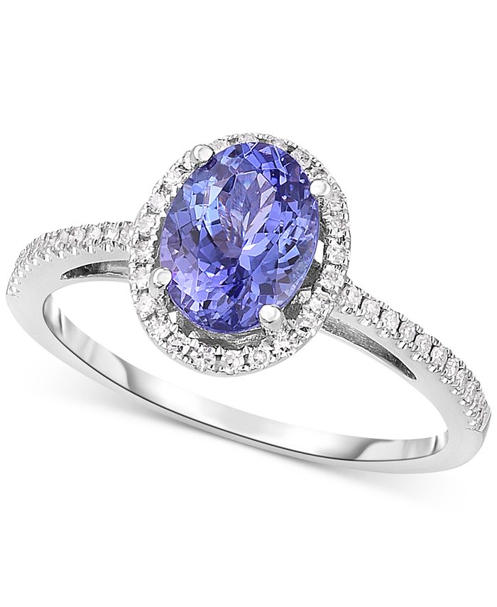 Macy s Tanzanite 1 1 4 ct. t.w. Diamond 1 5 ct. t.w. in 14k