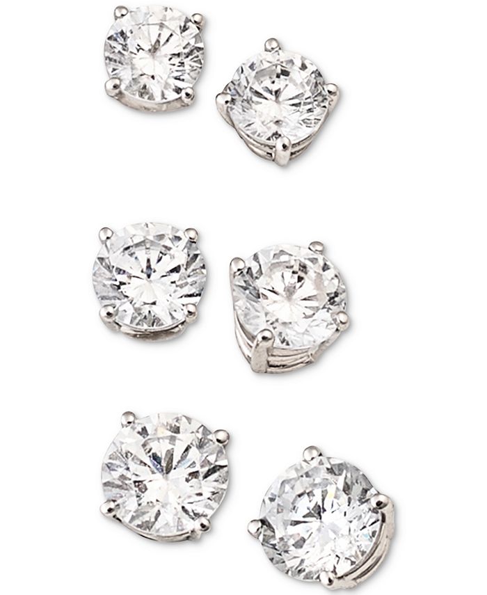 Macy's Diamond Stud Earrings (1/2 ct. t.w.) in 14k White, Yellow or