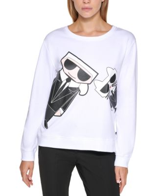 限定! KARL LAGERFELD PARIS クルーネック Aライン ワンピース ☆Karl Lagerfeld☆Aライン♪クルーネック♪パフ半そで♪ドレス