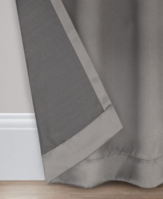 Eclipse Solid Thermapanel Room Darkening Rod Pocket 54 X 63 Panel In Rod Pocket 54 X 63 Panel In Taupe