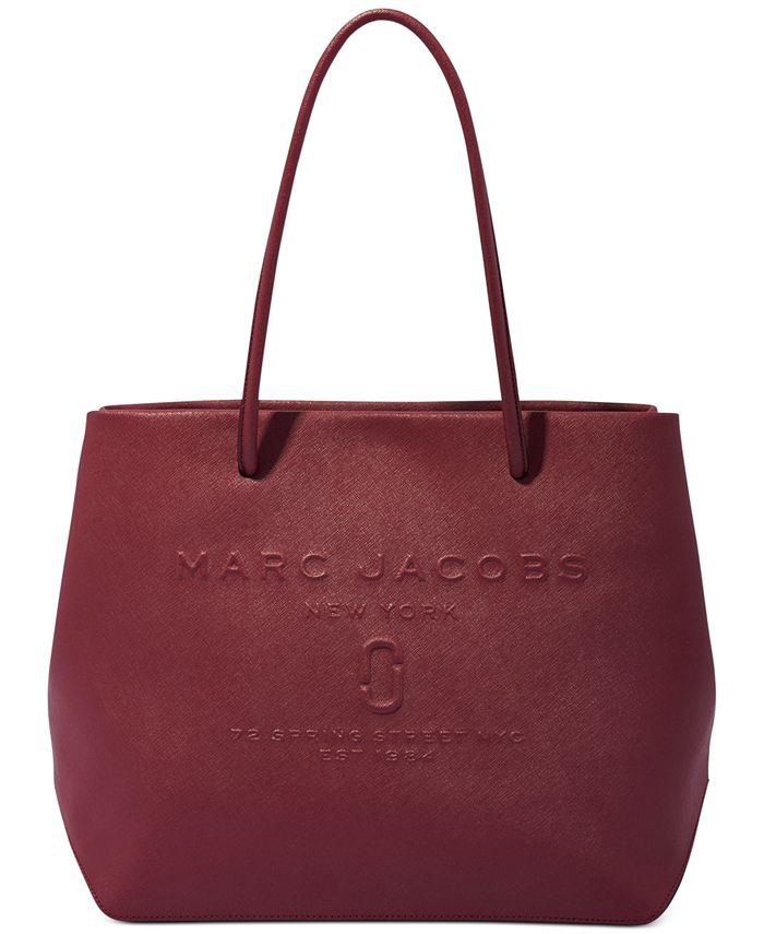 Marc Jacobs Logo Shopper East West Tote Bag - Macy's