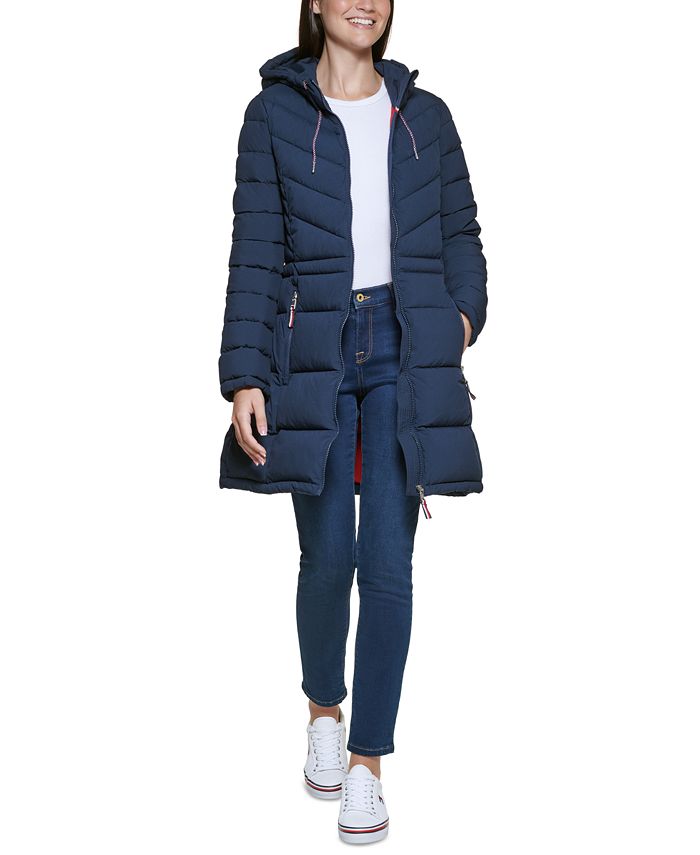 Tommy Hilfiger Women's Hooded Packable Puffer Coat & Reviews - Coats ...