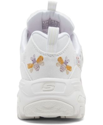 Skechers Women's D'Lites Floral Motion Walking Sneakers from