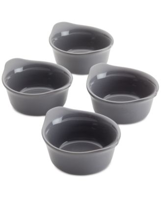 Ceramics Round Ramekin Dipper Cups, Set of 4
