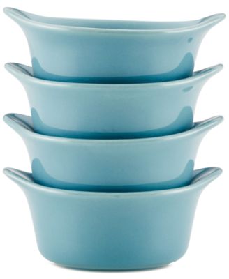 Ceramics Round Ramekin Dipper Cups, Set of 4