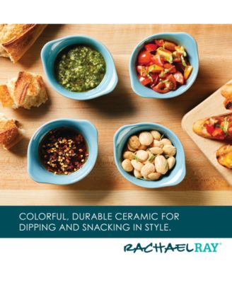 Ceramics Round Ramekin Dipper Cups, Set of 4