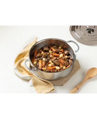 4.5 Quart Stainless Steel Rondeau with Lid