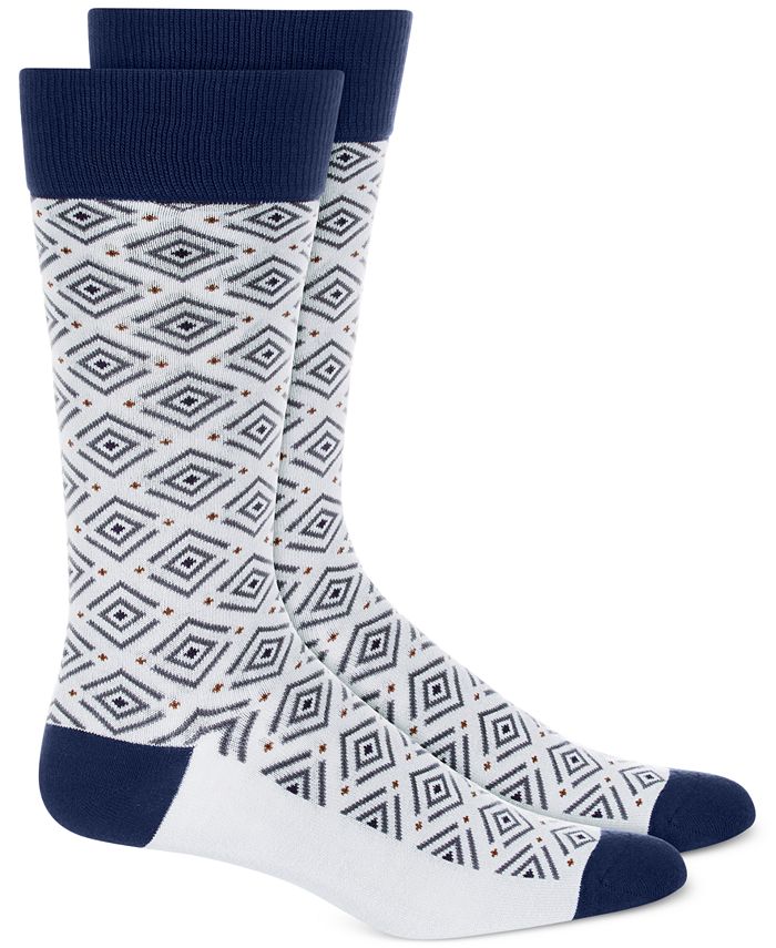 Mens diamond pattern shop socks