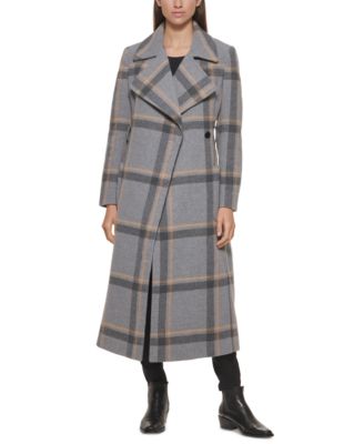 plaid petite coat