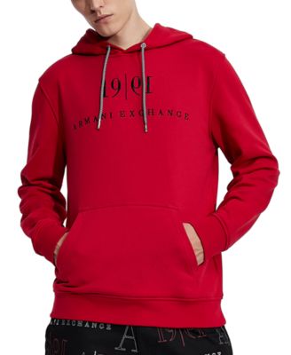 armani exchange red sweatshirt