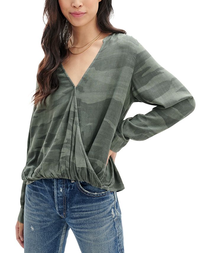 Splendid Chrissy Camo-Print Top - Macy's