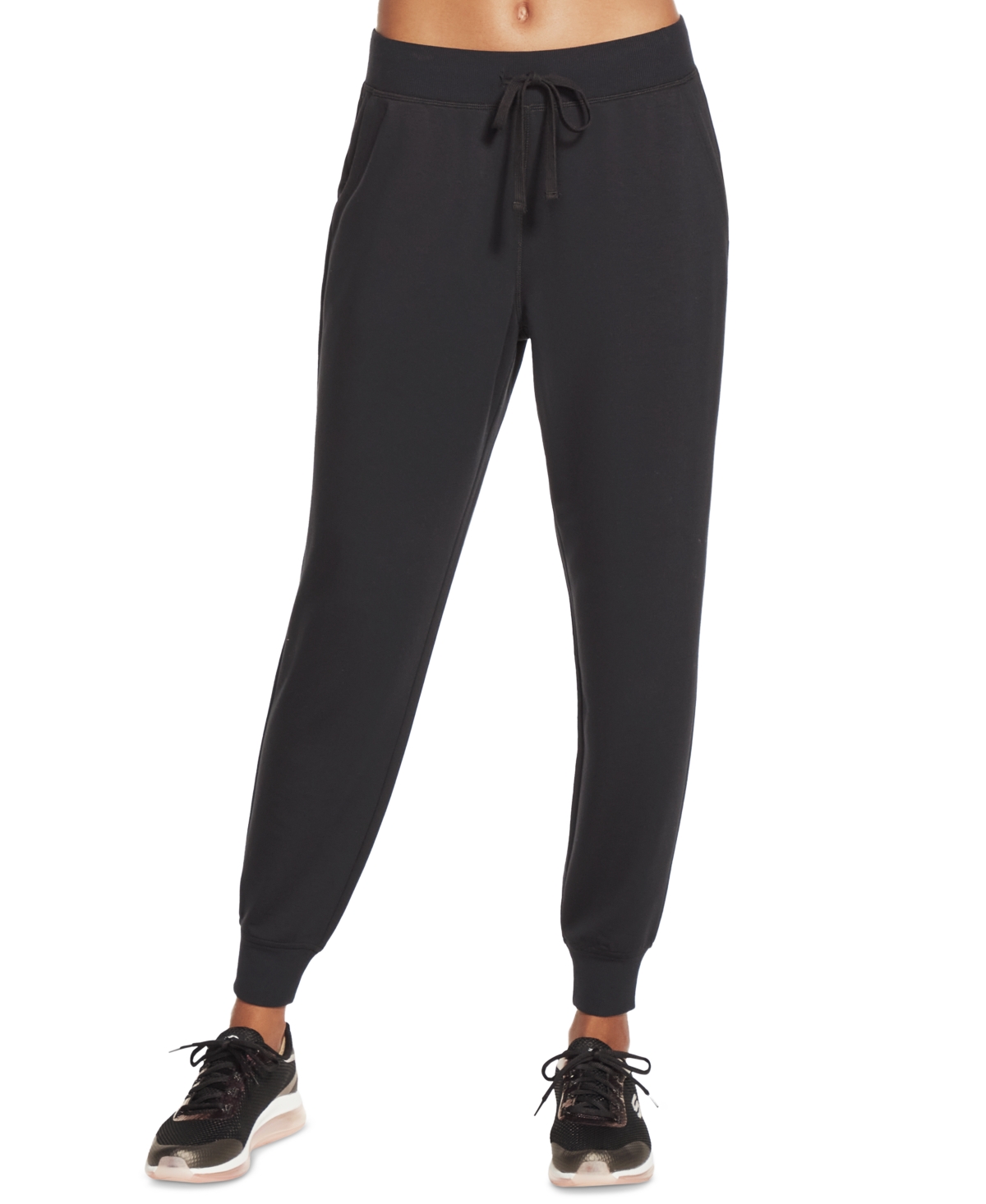 Skechers Womens Skechluxe Restful Crewneck Drawstring Jogger Pants