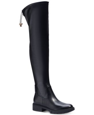 over the knee coach boots