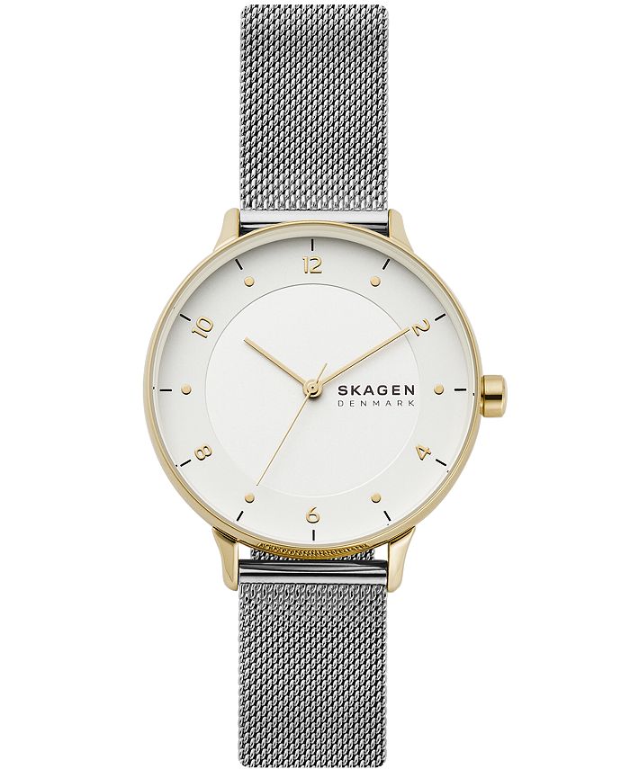 Skagen Women's Riis Three-Hand Silver-Tone Watch, 36mm SKW2912 & Reviews - All Watches - & Watches - Macy's
