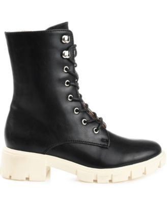 Women's Madelynn Lace Up Lug Sole Combat Boots