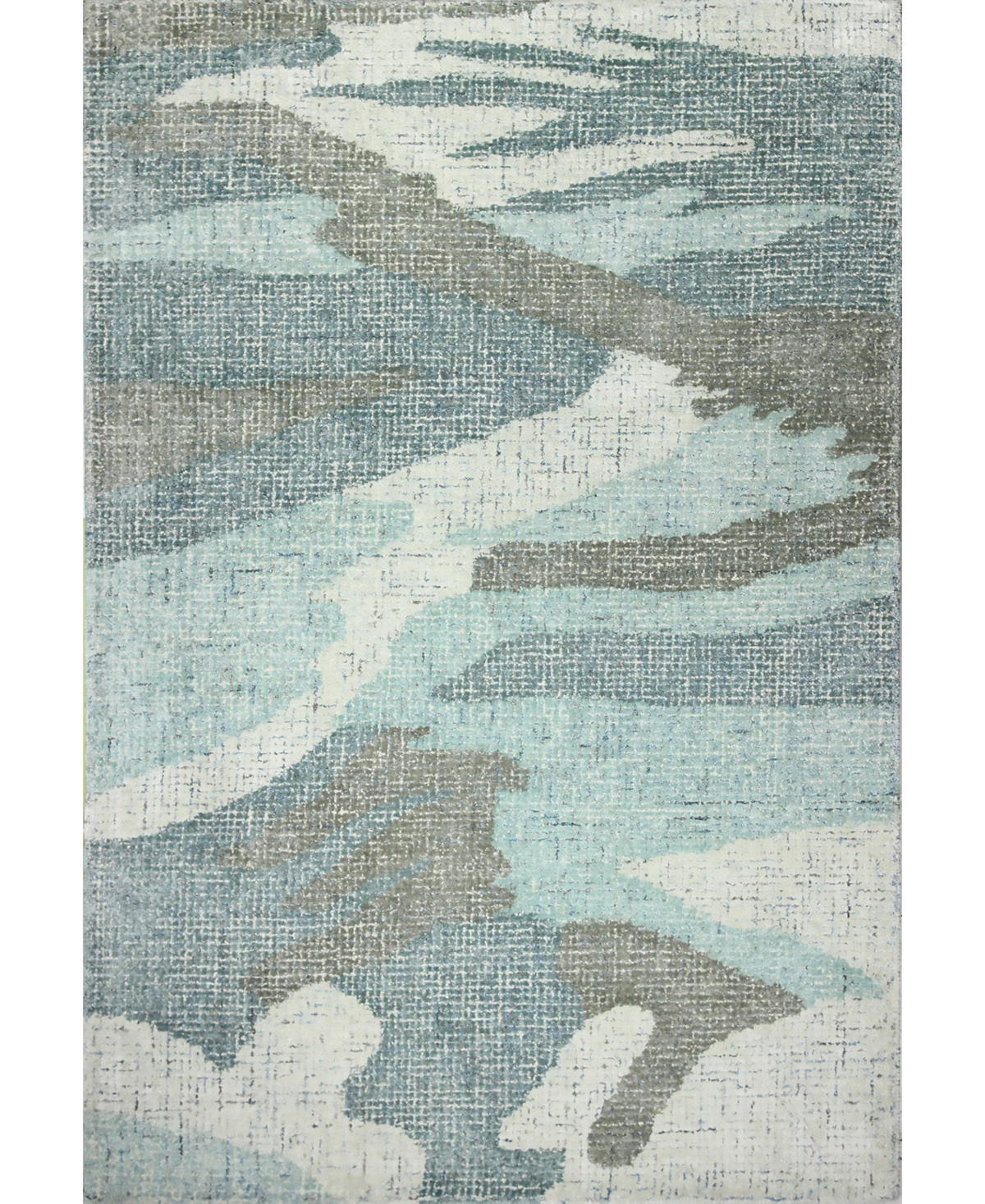 Bb Rugs Energy LM101 8'6in x 11'6in Area Rug - Aqua