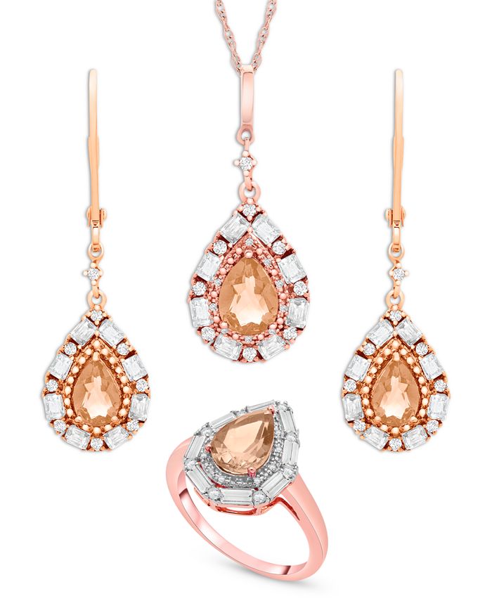 Macy's gemstone jewelry top