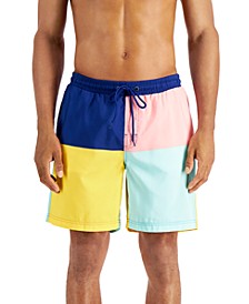Men's Regatta Color-Block Swimsuit, Created for Macy's 