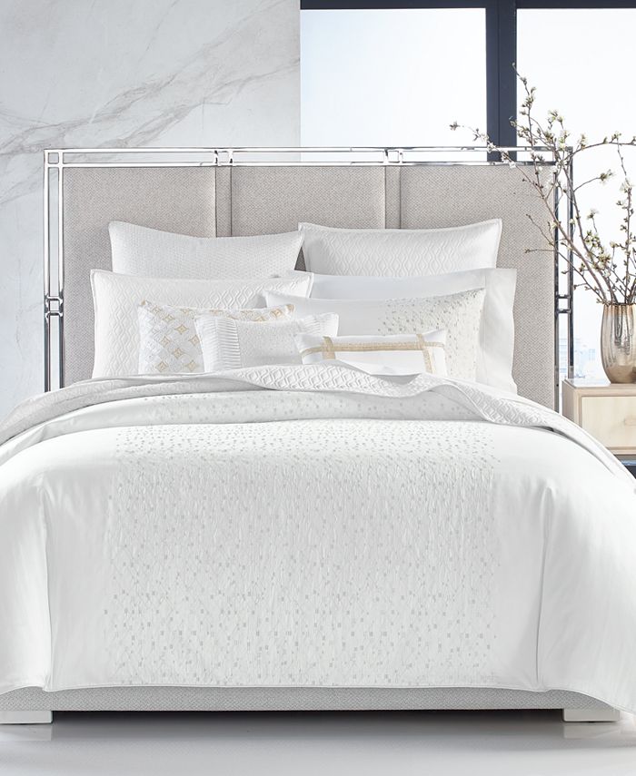Hotel Collection Intersect Duvet Cover, Full/Queen, Created Macy's - Macy's