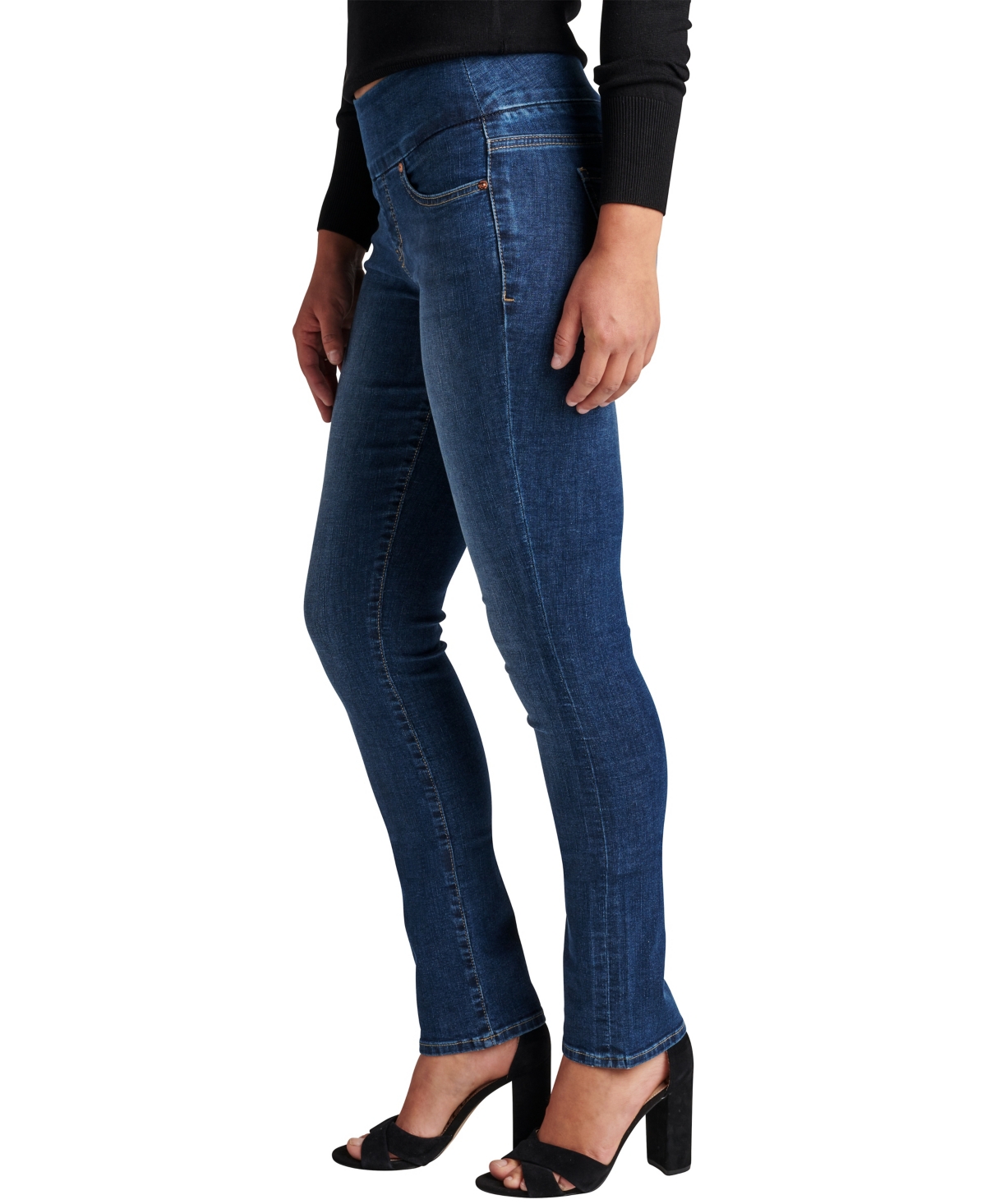 Jeans Women's Peri Mid Rise Straight Leg Pull-On Jeans - Durango Wash